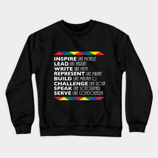 Black History Month Inspire Like Michelle Obama Crewneck Sweatshirt