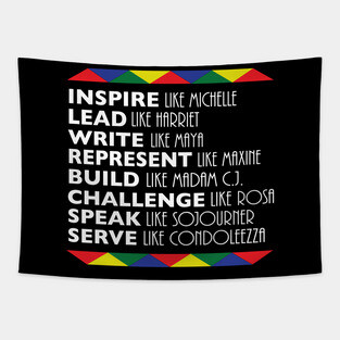 Black History Month Inspire Like Michelle Obama Tapestry