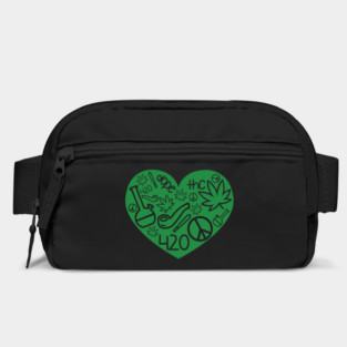 420 Green Heart Bag