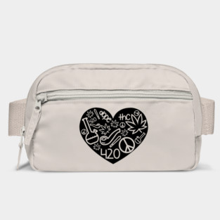 420 Green Heart Bag