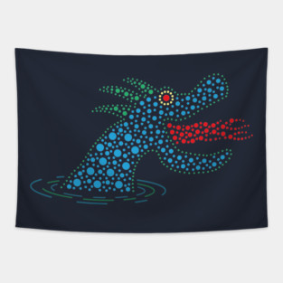 Water Pageant Serpent Tapestry