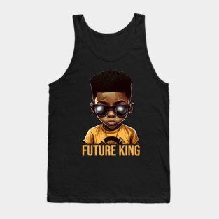 Future King, African American Boy Tank Top