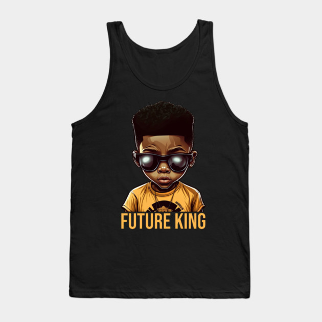 Future King, African American Boy Tank Top by UrbanLifeApparel