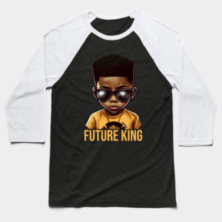 Future King, African American Boy Baseball T-Shirt