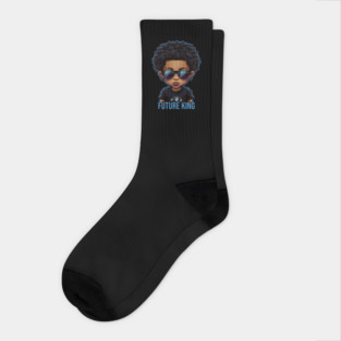 Future King, African American Male child Socks