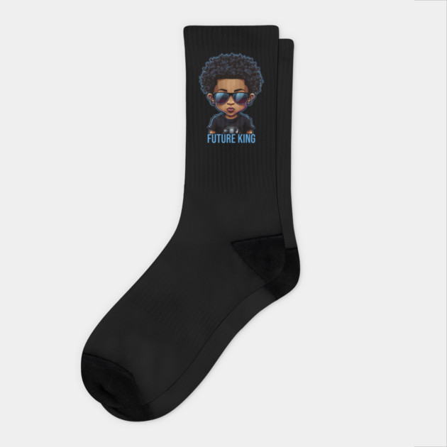 Future King, African American Male child Socks by UrbanLifeApparel