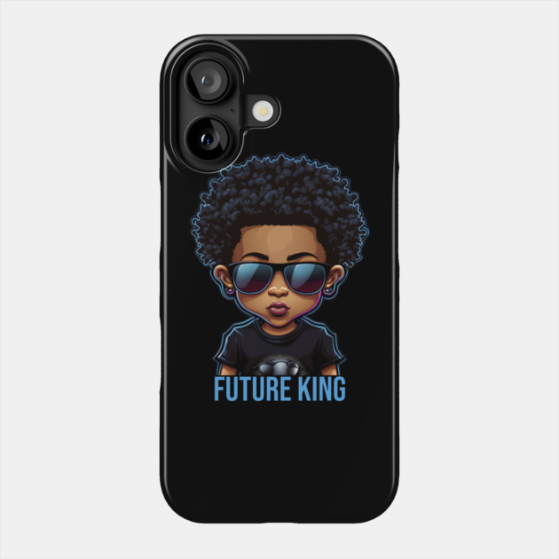 Future King, African American Male child Phone Case by UrbanLifeApparel