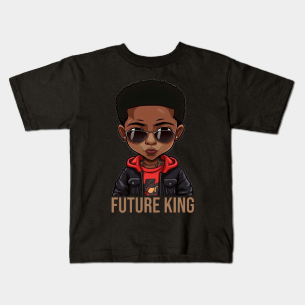 Future King, African American Child Kids T-Shirt by UrbanLifeApparel
