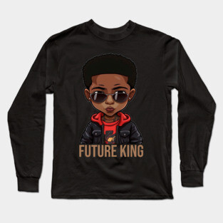 Future King, African American Child Long Sleeve T-Shirt