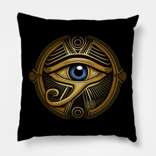 Eye of Ra, Egyptian Symbol Pillow