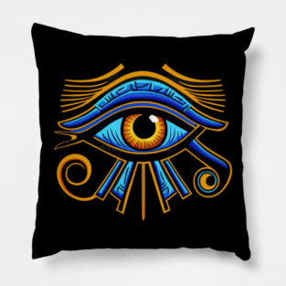 Eye of Ra, Egyptian Symbol, Eye of Horus Pillow