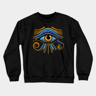 Eye of Ra, Egyptian Symbol, Eye of Horus Crewneck Sweatshirt