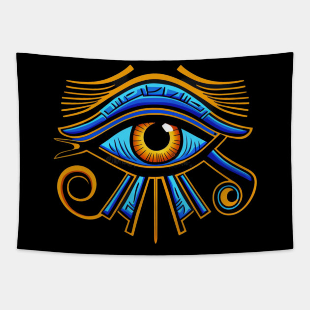 Eye of Ra, Egyptian Symbol, Eye of Horus Tapestry by UrbanLifeApparel