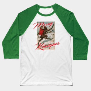 Merry Krampus Baseball T-Shirt