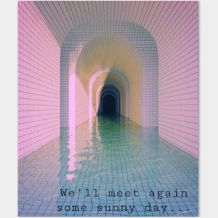 Dreamcore, Weirdcore, Backrooms Wallpaper - We'll meet again some sunny day Posters and Art