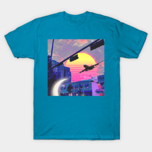 v a p o r w a v e  l a n d i n g T-Shirt