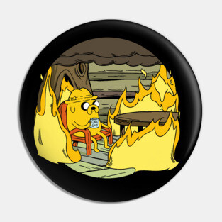 Adventure Time - This is fine! Pin