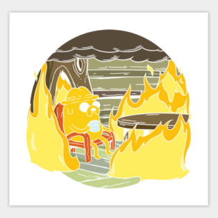 Adventure Time - This is fine! Sticker