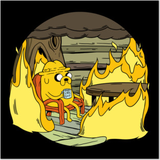 Adventure Time - This is fine! Posters and Art