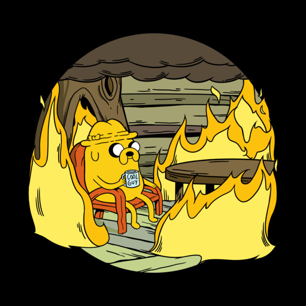 Adventure Time - This is fine! by gseignemartin