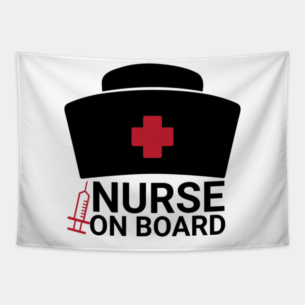 Nurse On Board Tapestry by REG