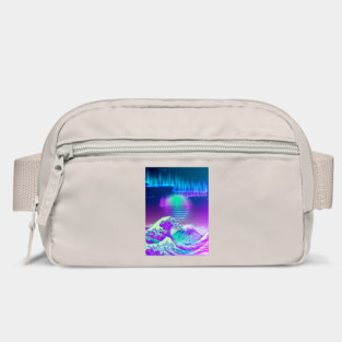 Great Wave off Kanagawa Synthwave AURORA Bag