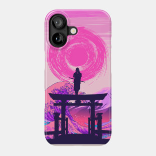 Great Wave off Kanagawa Ninja Phone Case