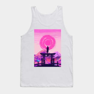 Great Wave off Kanagawa Ninja Tank Top