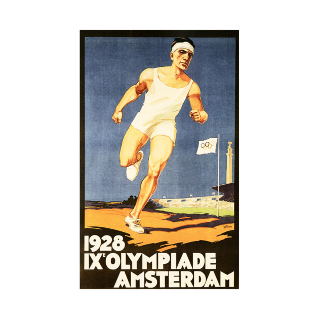 OLYMPICS Olympiade 1928 Amsterdam Netherlands Sports Meet Vintage Travel by vintageposters