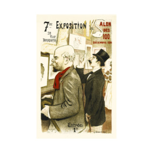 EXPOSITION DU SALON DES CENT December 1894 by Artist Frédéric-Auguste Cazals T-Shirt