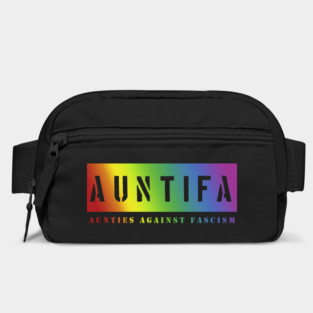 Auntifa Aunties Against Fascism Rainbow Pride Edition Bag
