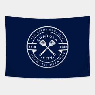 Spatula City Est. 1989 - UHF vintage logo Tapestry