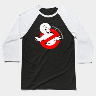 Ghost Casper Baseball T-Shirt