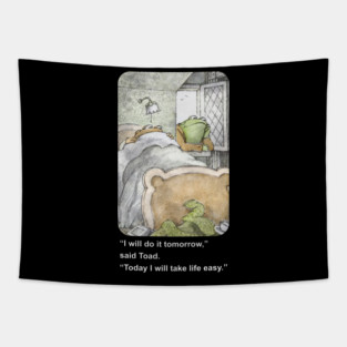 Frog and Toad meme Tapestry