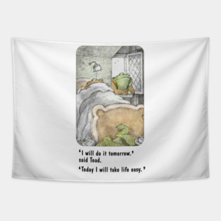 Frog And Toad Funny meme Tapestry