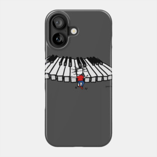 Flying piano Phone Case