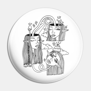 Mushroom Mind Pin