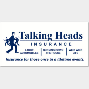 Talking Heads Insurance Posters and Art
