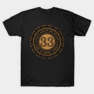 Club 33 French Quarter New Orleans Orlando Florida Secret Society Retro design T-Shirt