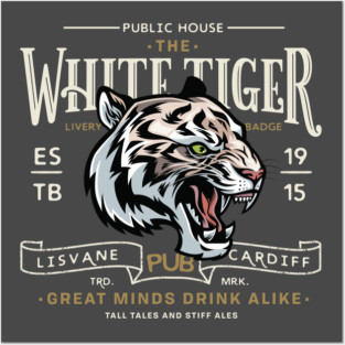 White Tiger Pub Posters and Art