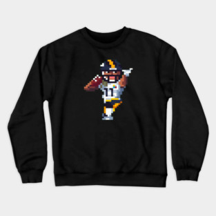 Football 8 bit Crewneck Sweatshirt