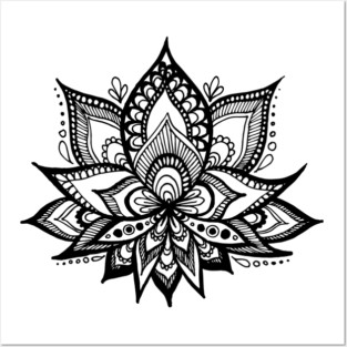 Zen Lotus Flower Posters and Art