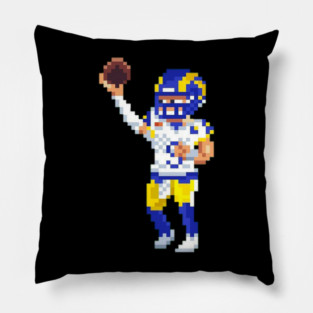 matt stafford 8bit Pillow