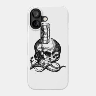 Memento Mori - Skull and Hourglass Phone Case