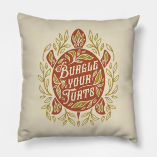 Burgle Your Turts Pillow