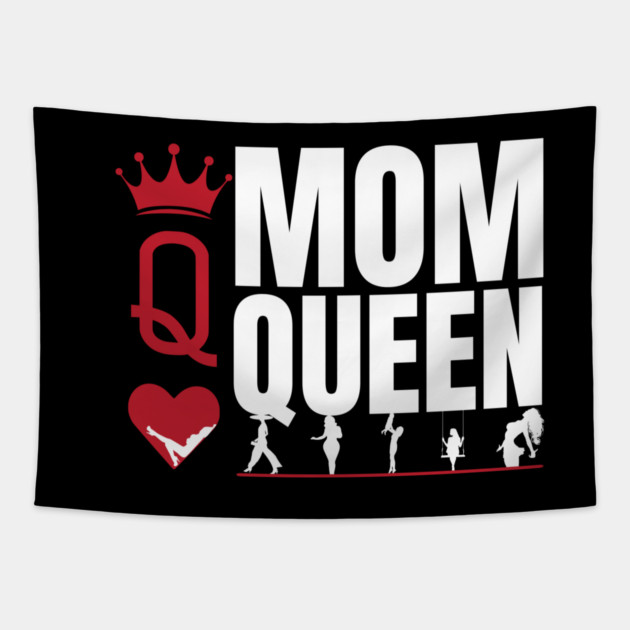 Mom Queen of Hearts Tapestry by REG