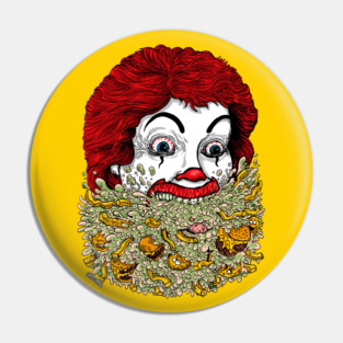 Clown Sick Pin