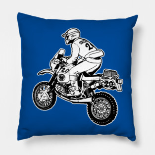 Paris Dakar Jump {COLOR shirts} Pillow