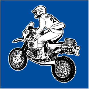 Paris Dakar Jump {COLOR shirts} Posters and Art