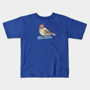 Skiing House Finch! Kids T-Shirt